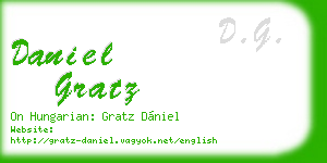 daniel gratz business card